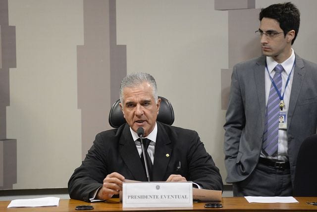 O deputado Julio Lopes (PP-RJ) durante a intalação da Comissão da MP 795, a MP do Repetro / Foto Agência Câmara