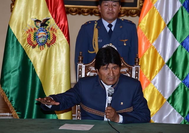 O presidente da Bolívia, Evo Morales, se reúne hoje com Michel Temer em Brasília