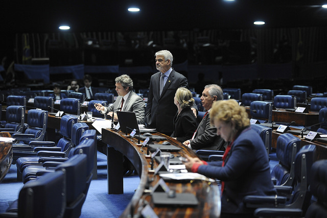 Plenário do Senado Federal durante sessão deliberativa extraordinária. Foto: Alessandro Dantas/Liderança do PT no Senado