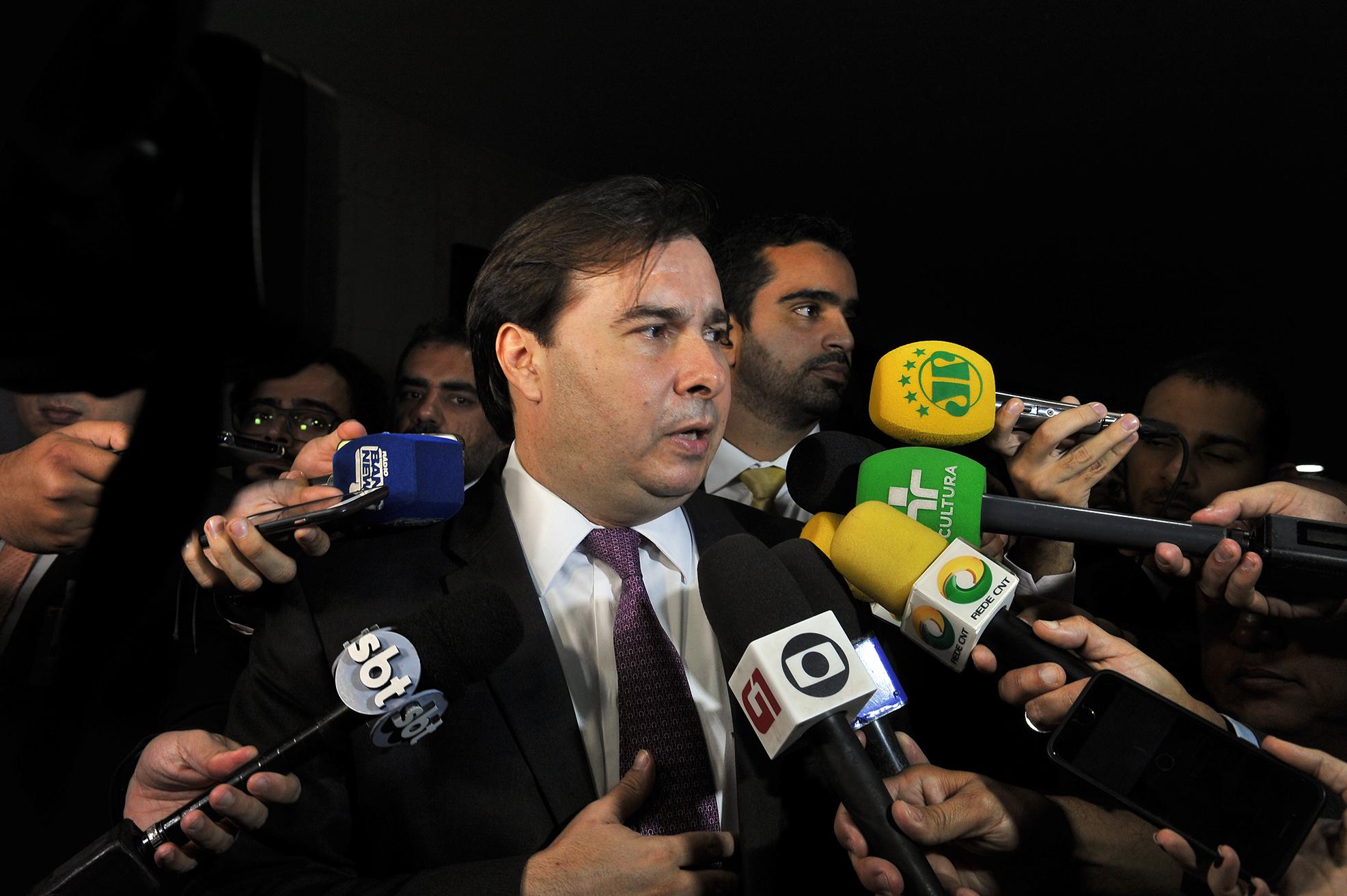 Rodrigo Maia confirmou tentativa de aprovação da urgência para o PL da cessão onerosa
