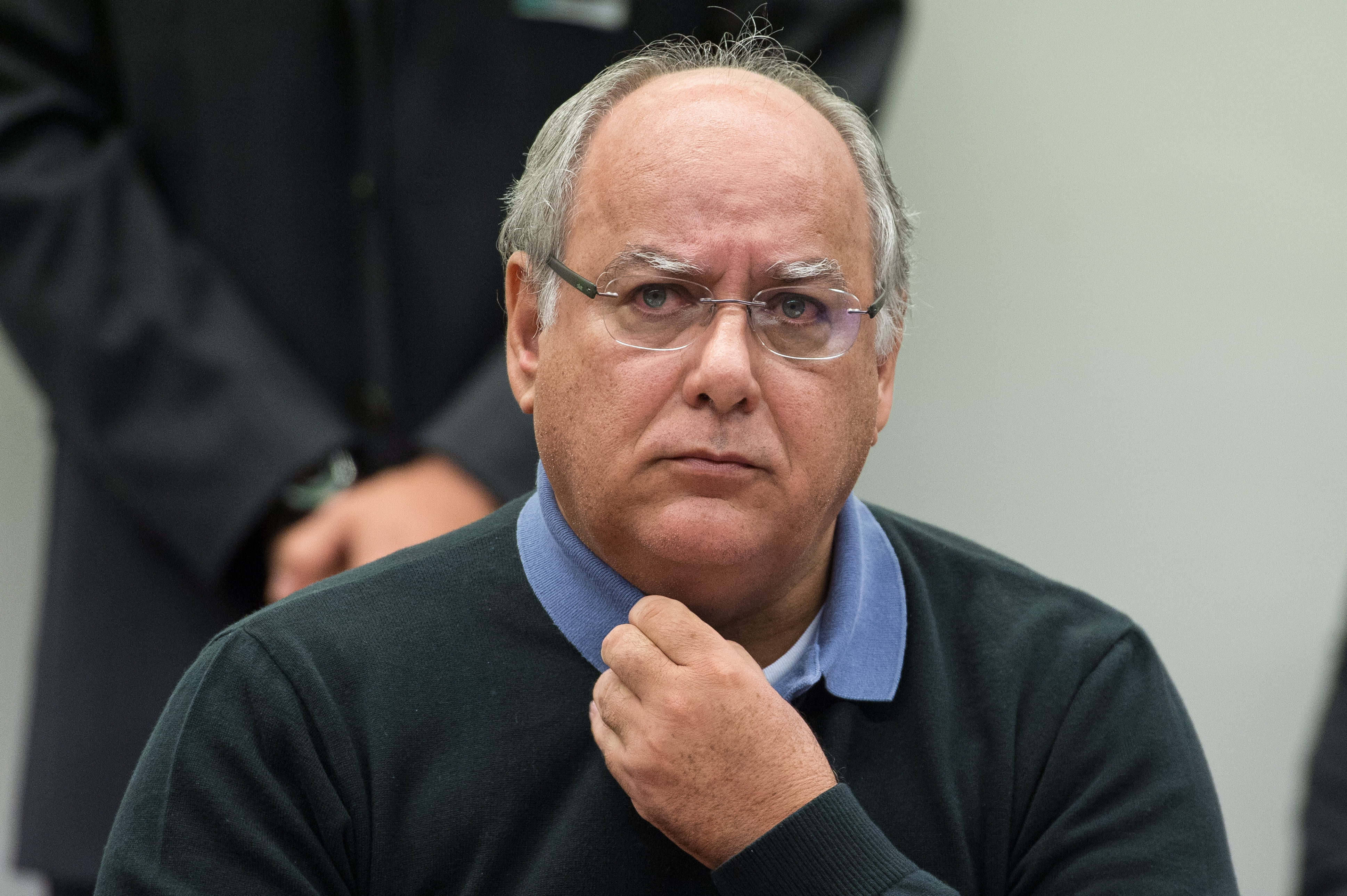 O ex-diretor da Petrobras, Renato Duque, presta depoimento em CPI na Câmara dos Deputados  ( Marcelo Camargo/Agência Brasil)