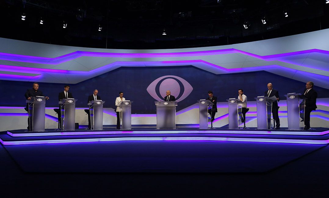 Candidatos realizaram na Band o primeiro debate na TV