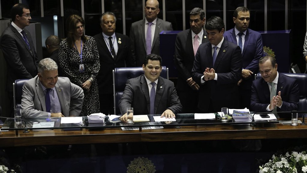 Davi Alcolumbre, presidente do Senado, leu pedido de instalação de CPI de brumadinho nessa terça / Foto: Fabio Rodrigues Pozzebom (Agência Brasil)