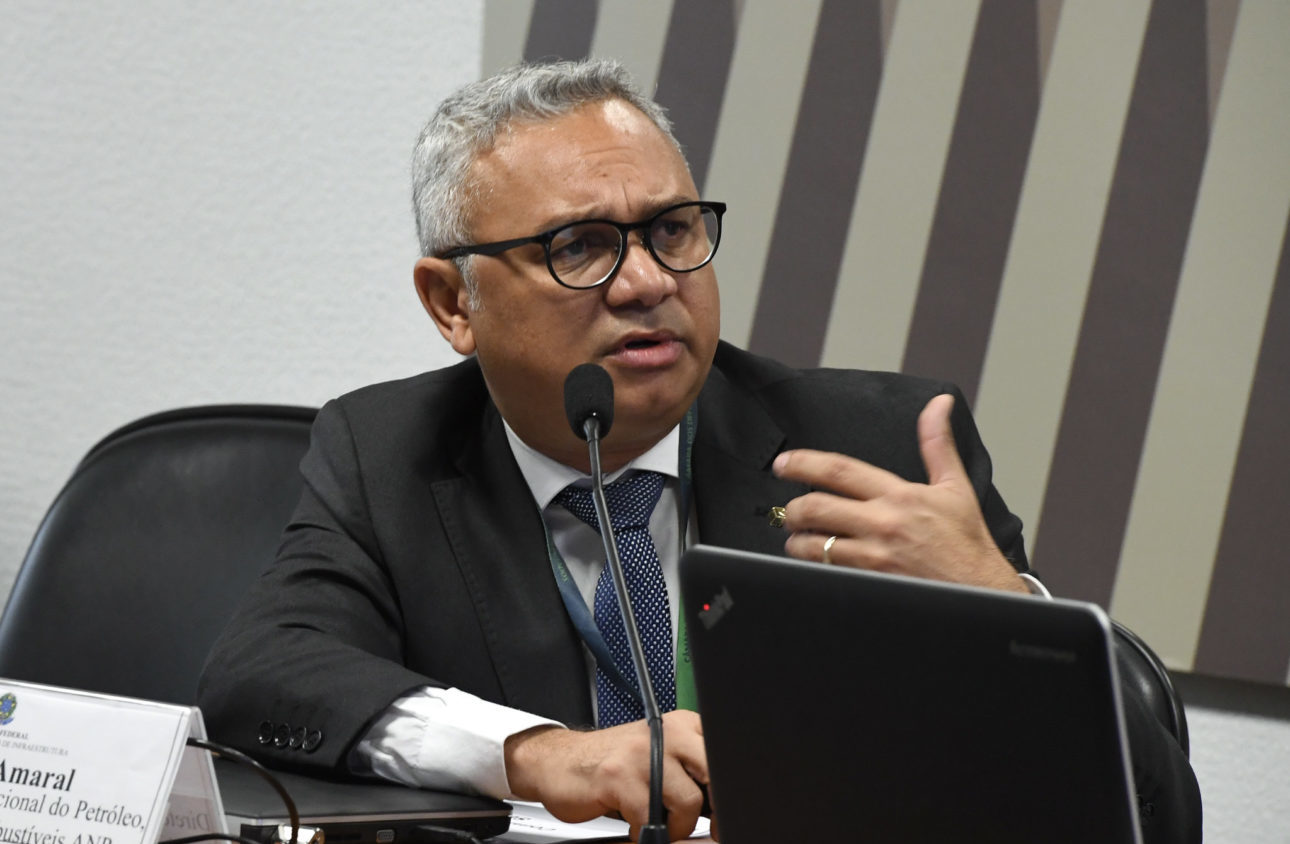diretor da Agência Nacional de Petróleo, Gás Natural e Biocombustíveis (ANP), Aurélio Amaral. Foto: Edilson Rodrigues/Agência Senado