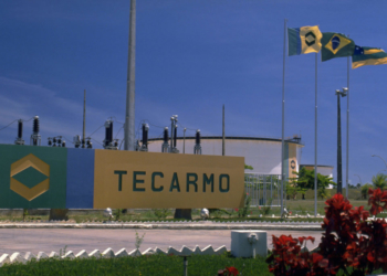 Tecarmo, base de operações do campo de Carmópolis, da Petrobras, em Sergipe
