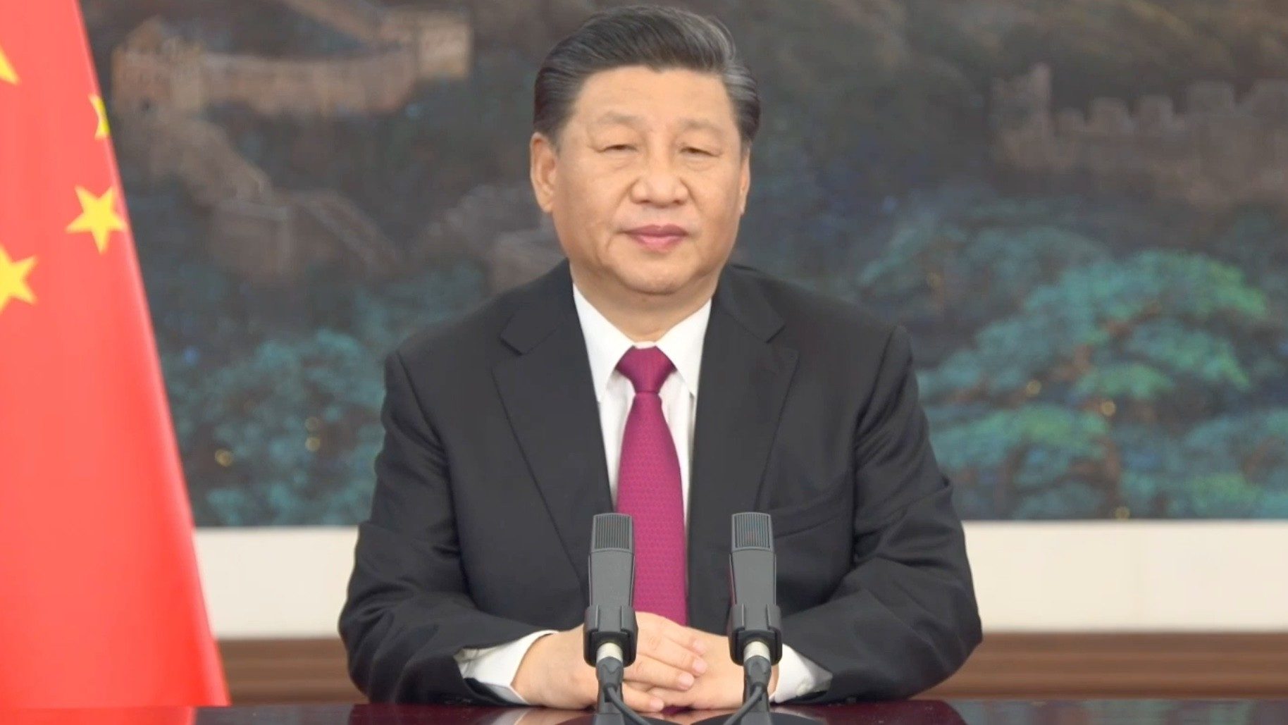 China quer liderar o mundo na direção do desenvolvimento e economia verdes, diz Xi Jinping, presidente da China, em mensagem a Davos (Foto: Fórum Econômico Mundial)