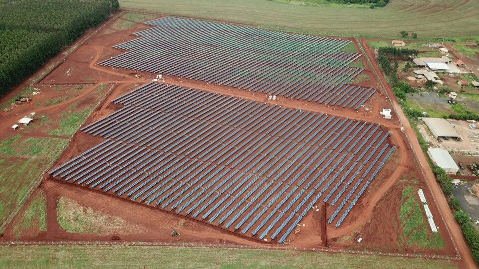 Usina solar fotovoltaica da GreenYellow em Padre Bernardo, Goiás (Foto: Divulgação)