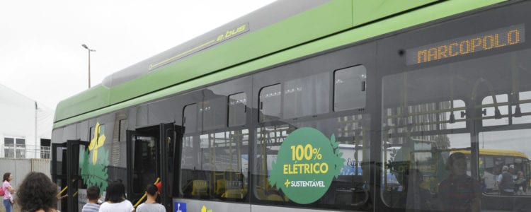 Brasília recebe primeiro ônibus 100% elétrico - Foto: Gabriel Jabur/Agência Brasília