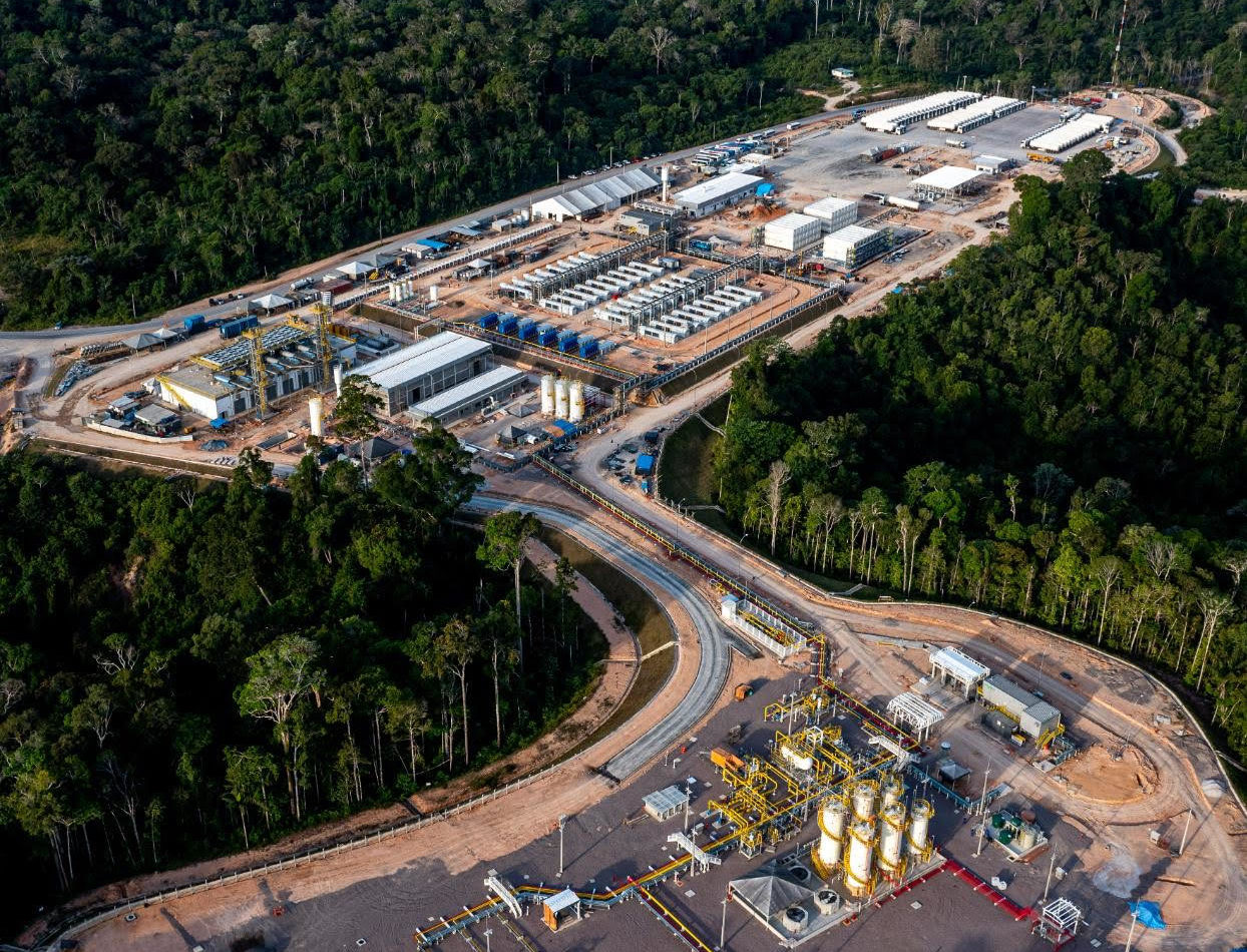 Eneva liberada para produzir com a UTE Jaguatirica II. Na imagem: UTE Jaguatirica II, com capacidade instalada de 140,834 MW, é movida a gás natural do campo de Azulão (operado pela Eneva), na Bacia do Amazonas (Foto: Cortesia)