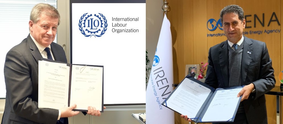 Transição justa: IRENA e OIT assinaram acordo de cooperação para promover empregos decentes para mulheres e homens no setor de energia