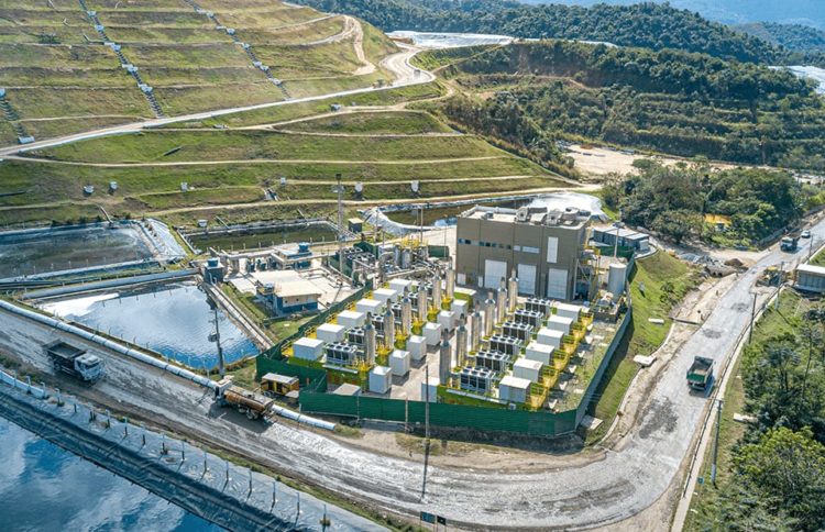 Biometano suprirá demanda da industria química de Paulínia. Na imagem: Vista aérea do centro de tratamento de resíduos da Orizon em Nova Iguaçu, na baixada fluminense (Foto: Divulgação)