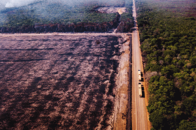 Segundo Inpe, desmatamento na Amazônia Legal [na foto] tem aumento de 21,97% em 2021 (foto: Gustavo Basso/Getty Images)
