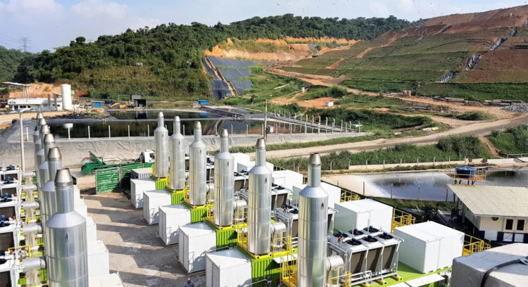 Rio deve concluir em abril regulação para mercado cativo de biogás. Na imagem: Central de Tratamento de Resíduos, que produz energia a partir de biogás oriundo de 5 mil toneladas de lixo diárias de Nova Iguaçu, Mesquita, Nilópolis, Belford Roxo e Duque de Caxias (Foto: Divulgação)