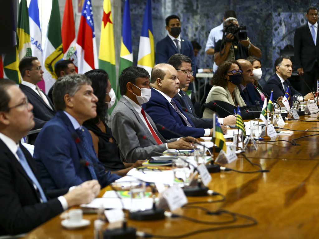 10º Fórum Nacional de Governadores é realizado no Palácio do Buriti, em Brasília.Foto: Marcelo Camargo/Agência Brasil