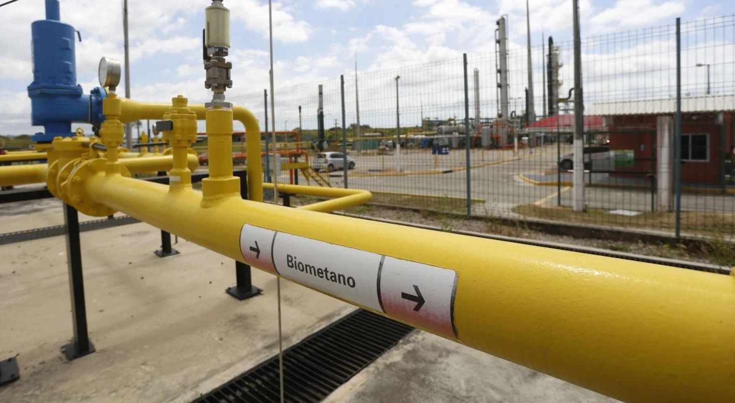Distribuidoras de gás e produtores de biometano formam parceria. Na imagem, usina de biometano GNR Fortaleza, da Ecometano e Marquise