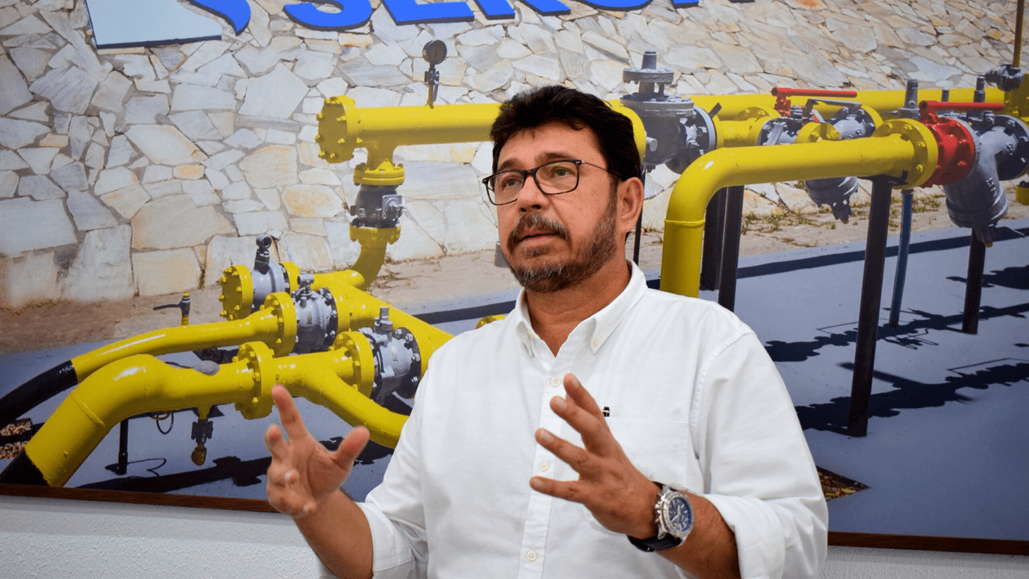 Valmor Barbosa, presidente da Sergas, distribuidora de Gás Natural de Sergipe