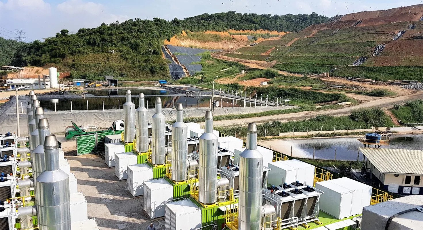 Brasil tem 27 novas plantas de biometano previstas para os próximos anos. Na imagem, central de Tratamento de Resíduos de Nova Iguaçu (foto: Divulgação)