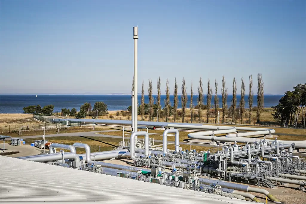 Europa avança com "carimbo verde" para gás e nuclear; críticos acusam greenwashing. Na imagem, gasodutos Nord Stream, da russa Gazprom (Foto: Gazprom/Divulgação)