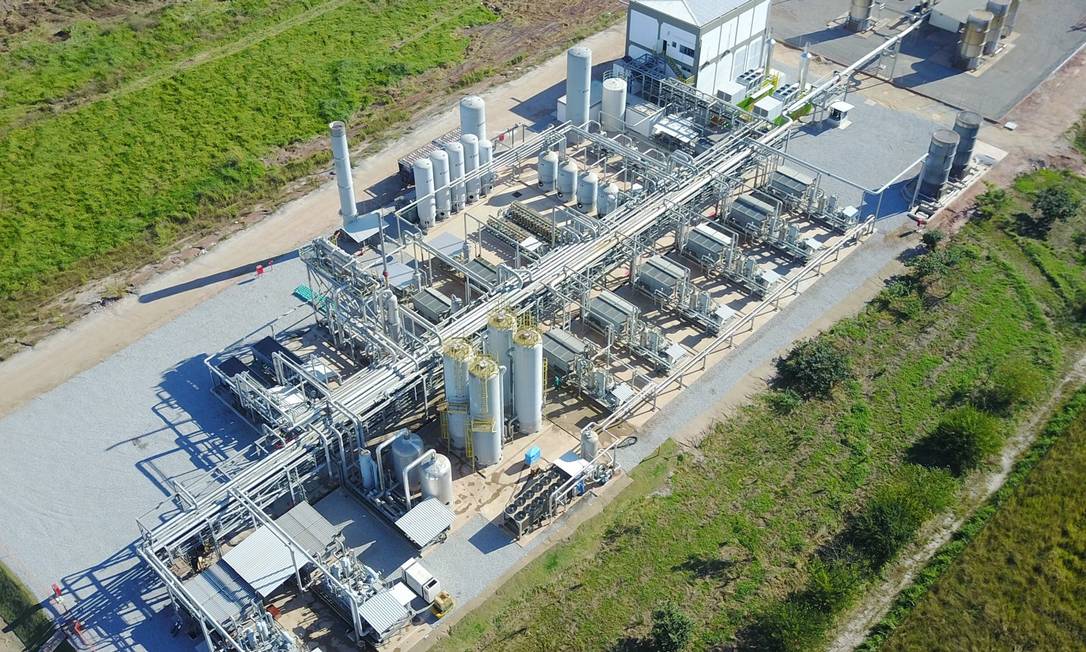 Biometano pode ter mecanismo de incentivo no Rio. Na imagem, planta de produção de biometano da Gás Verde em Seropédica (RJ) (Foto: Gás Verde/Divulgação)