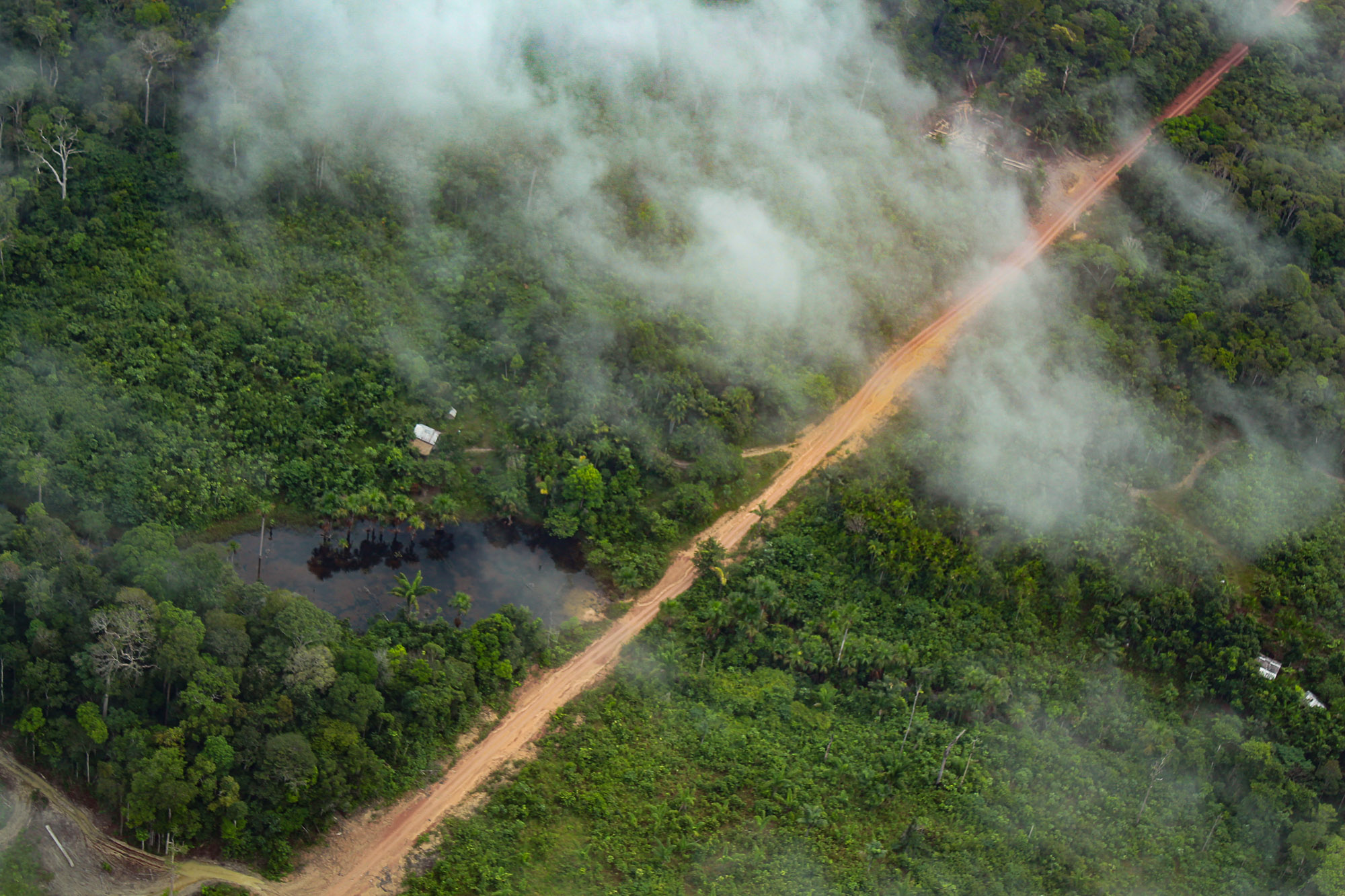 Brasil pode suprir quase metade da demanda global de créditos de carbono até 2030. Na imagem, sobrevoo em Novo Aripuanã (Foto: Wérica Lma/Amazônia Real)