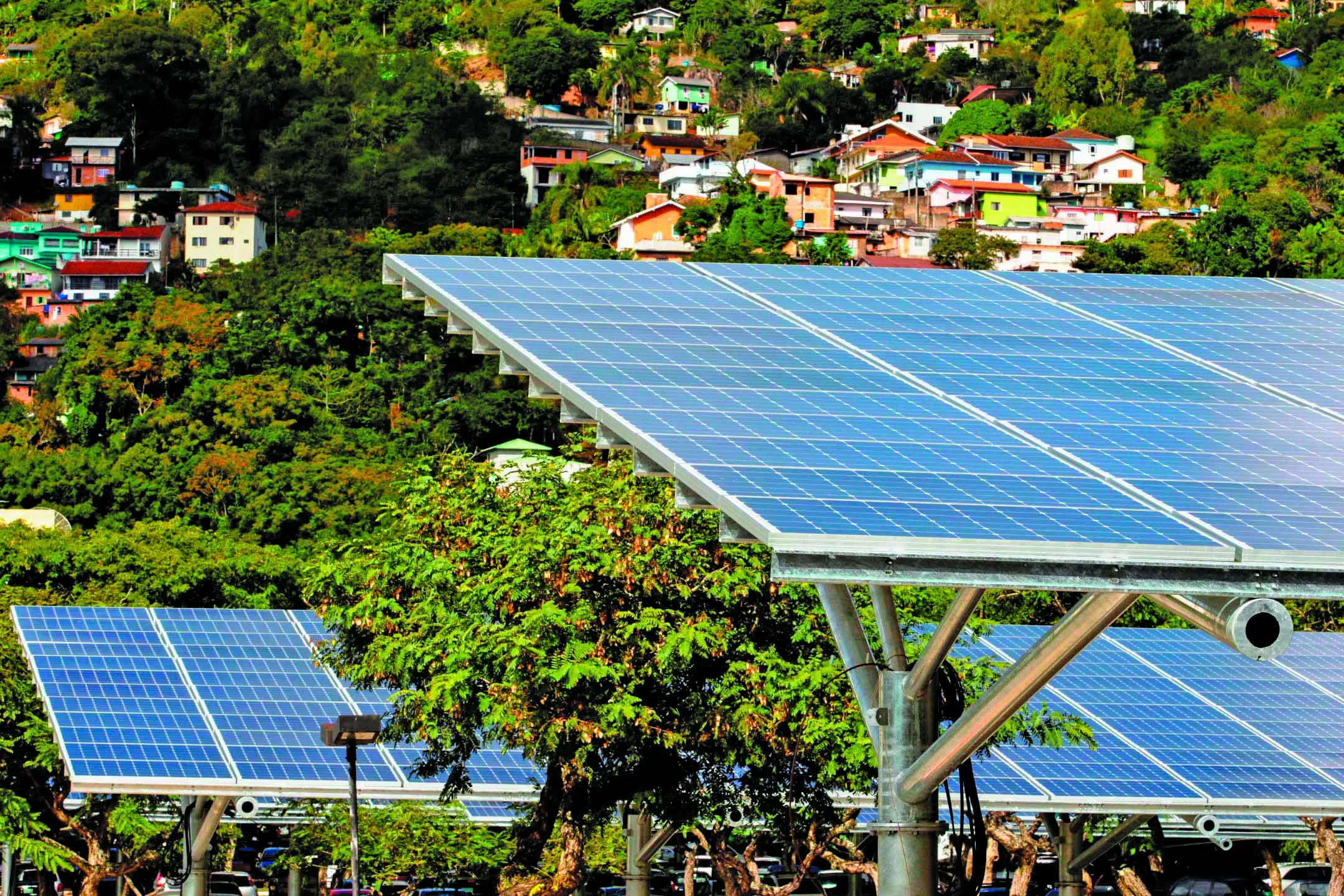 Na imagem, usina Megawatt Solar da CGT Eletrosul (Foto: Herminio Nunes/CGT Eletrosul)