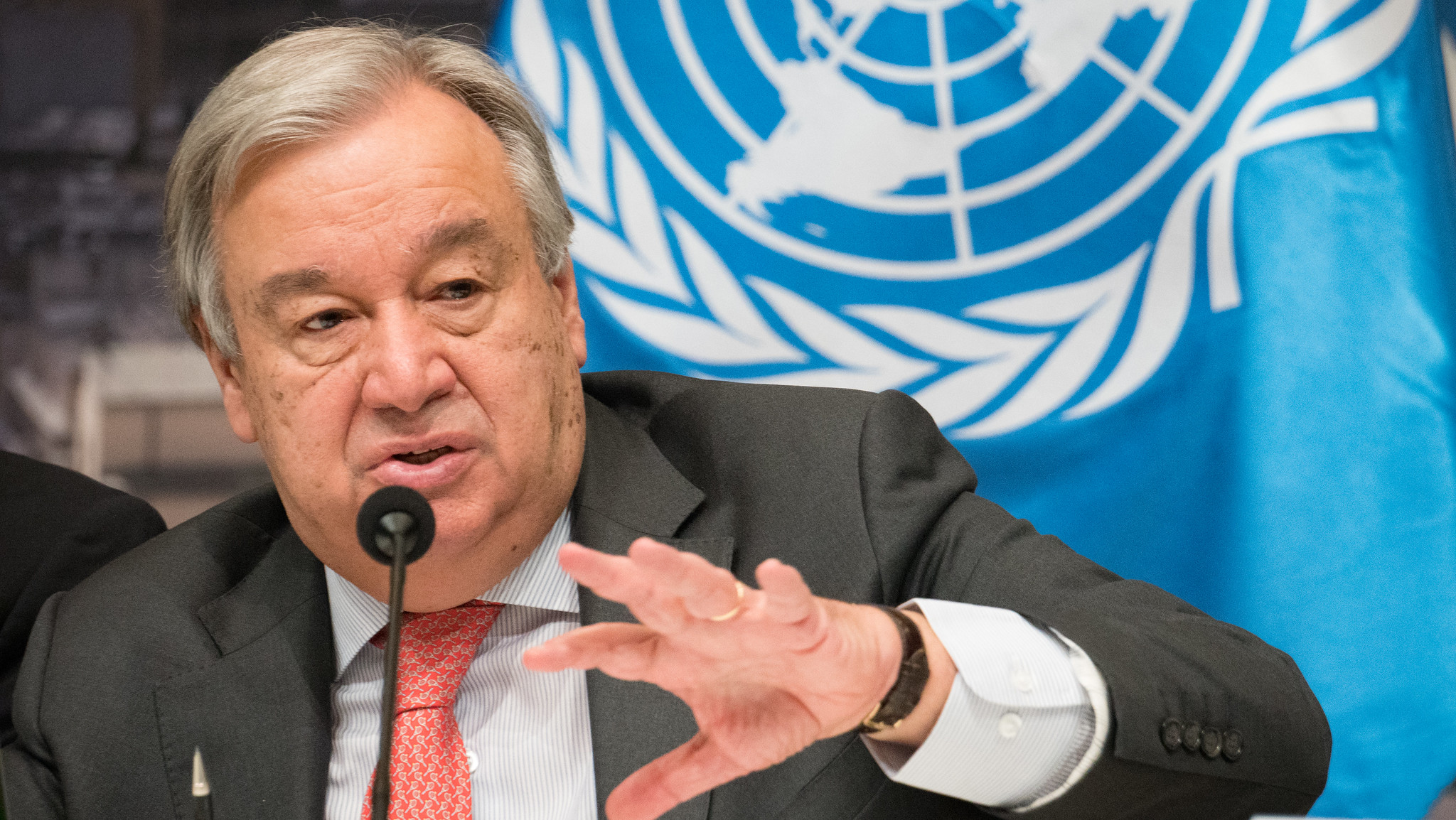 COP27: ONU pede imposto sobre petroleiras para indenizar 'perdas e danos'. Na imagem: secretário-geral da ONU, António Guterres (Foto: UNFCCC/Divulgação)