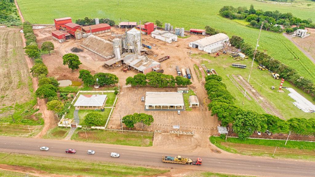 BSBIOS compra usina de biodiesel no Paraguai. Na imagem: Usina de biodiesel da BSBIOS em La Paloma del Espíritu Santo, região produtora de soja do Paraguai, com capacidade produtiva de sete milhões de litros de biodiesel/ano (Foto: Divulgação)