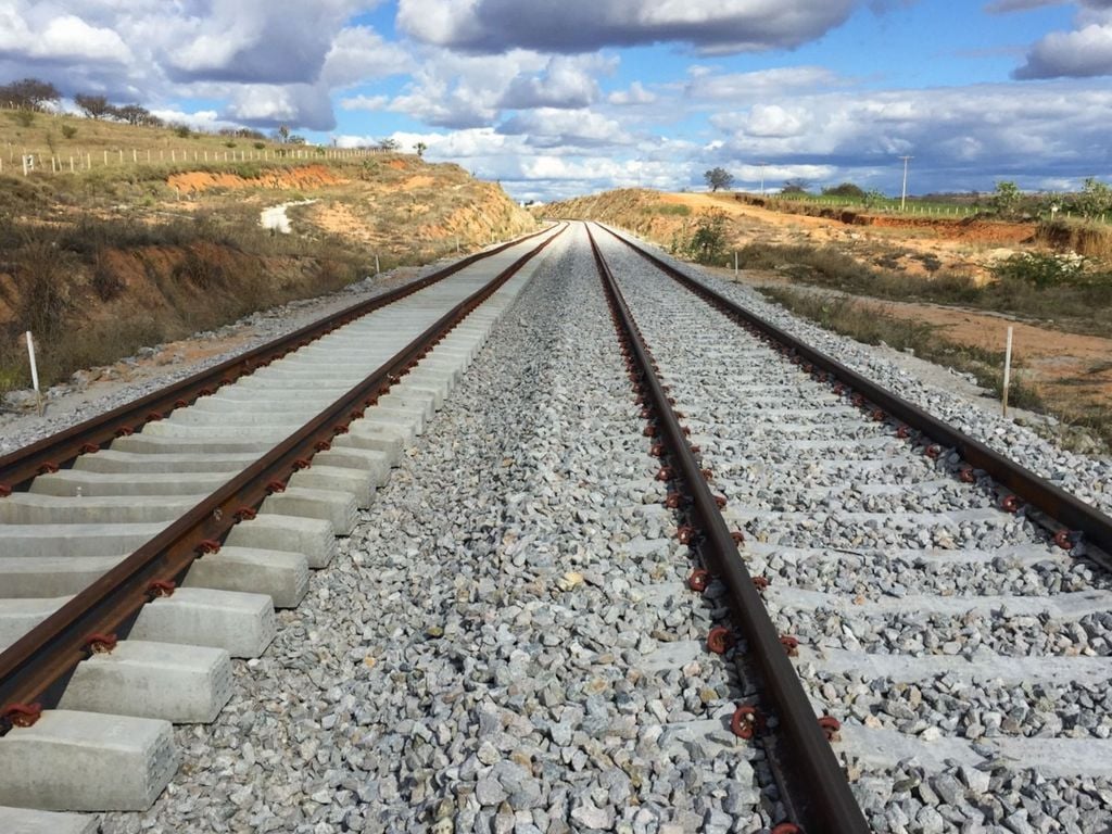 Trecho 1 da Ferrovia de Integração Oeste-Leste (FIOL) (Foto: Ministério da Infraestrutura)