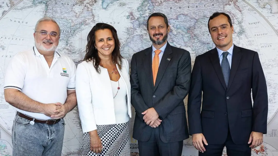 Jean Paul Prates, Presidente da Petrobras, Veronica Coelho, Presidente da Equinor Brasil, Alejandro Ponce, Presidente da Repsol Sinopec Brasil, e Thiago Penna, Diretor do Projeto BM-C-33 na Equinor.
(Photo: Aline Massuca / Equinor)