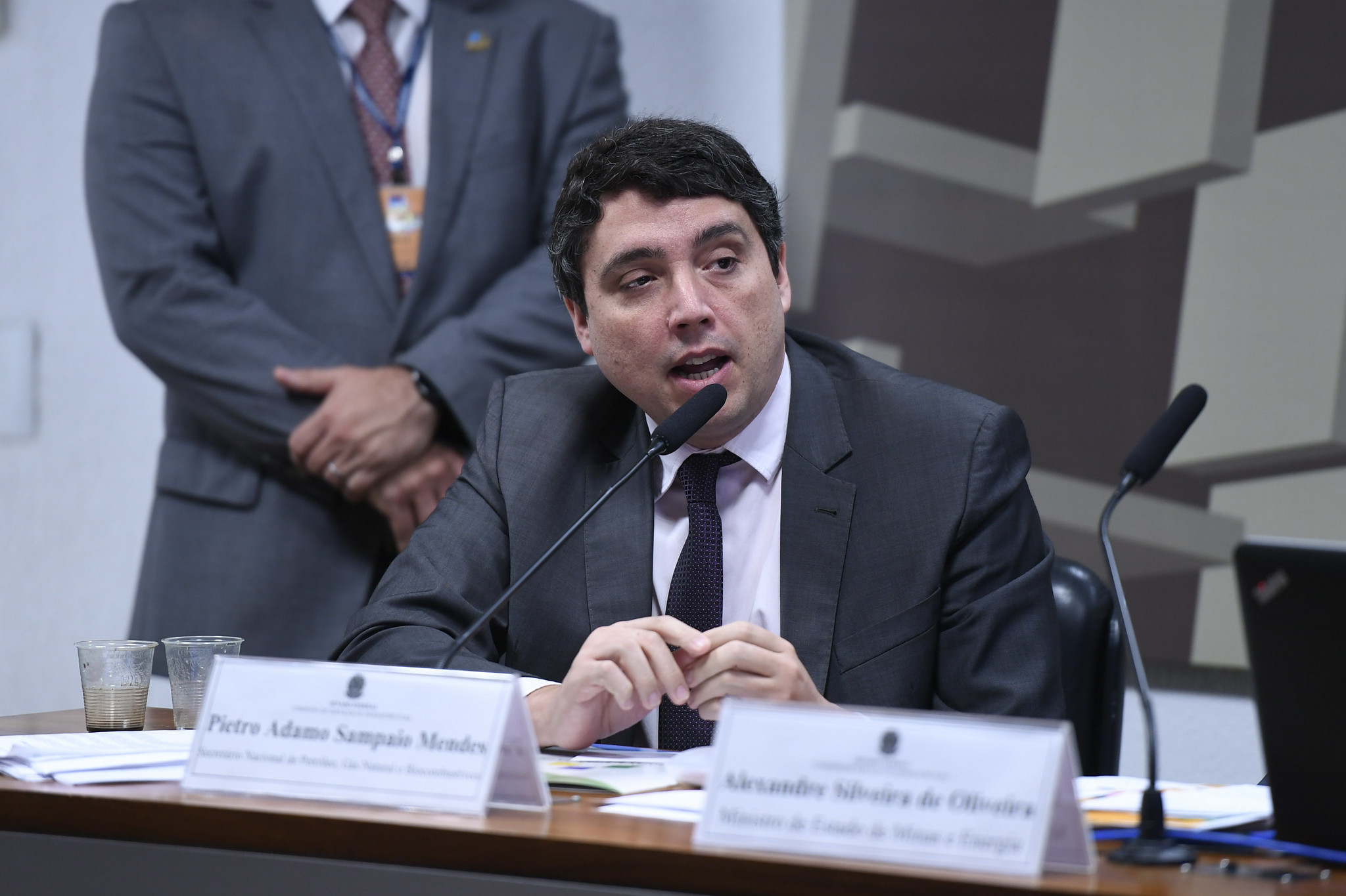 Pietro Mendes participa de audiência na Comissão de Infraestrutura do Senado (Foto: Edilson Rodrigues/Agência Senado)