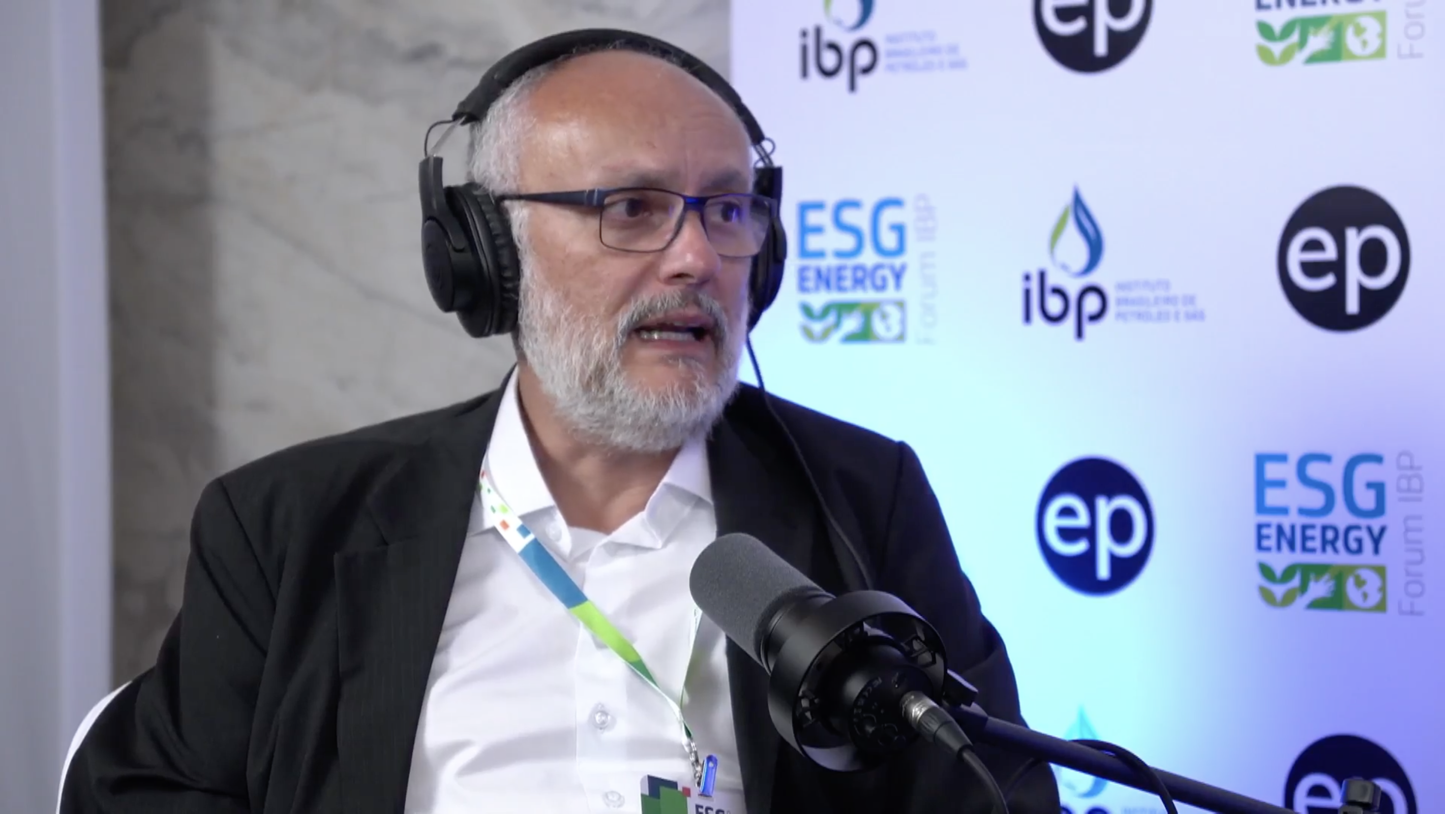 NTS quer que transportadoras assumam chamadas públicas de gás natural. Na imagem: CEO da NTS, Erick Portela, em entrevista ao estúdio epbr durante o ESG Energy Forum, realizado pelo IBP, no Rio de Janeiro em junho de 2023 (Foto: Stéferson Faria/epbr)