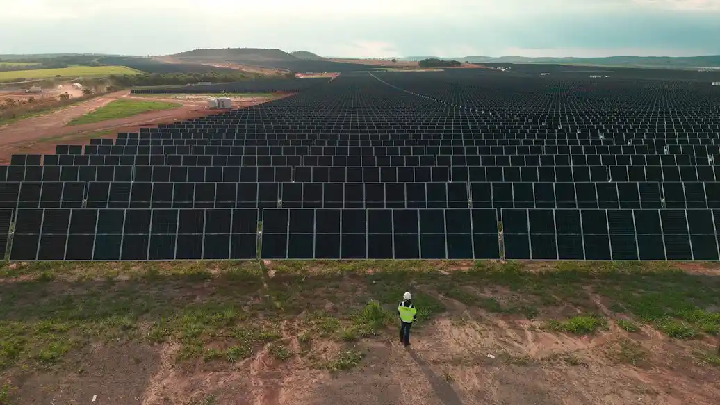 Complexo solar fotovoltaico Boa Sorte inaugurado pela Atlas Renewables e Hydro Rein, em Minas Gerais, é 10ª maior usina solar do Brasil (Foto: Divulgação Atlas Renewables)