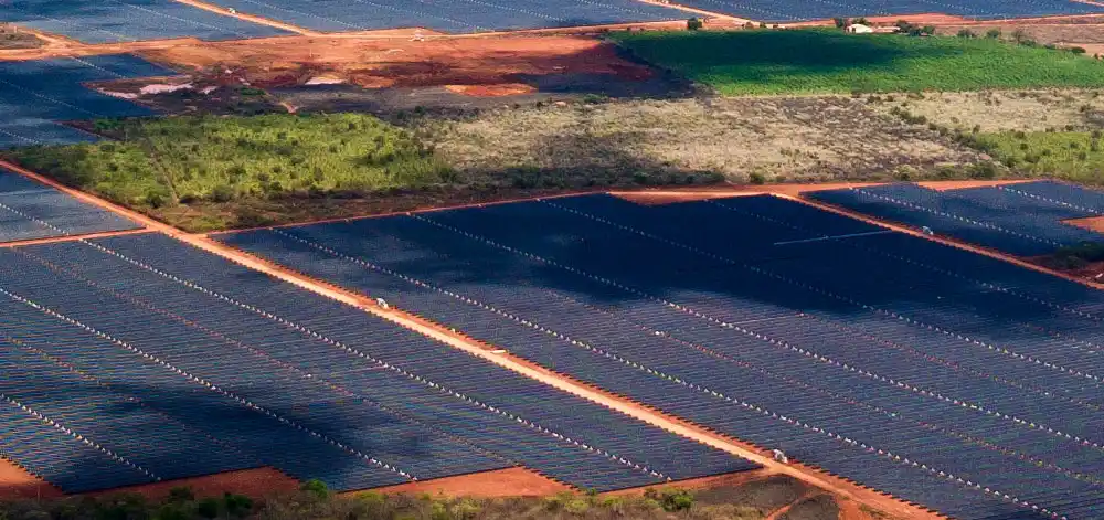 Usina solar fotovoltaica Janaúba 2 da Elera Renováveis, em Minas Gerais (Foto: Divulgação)