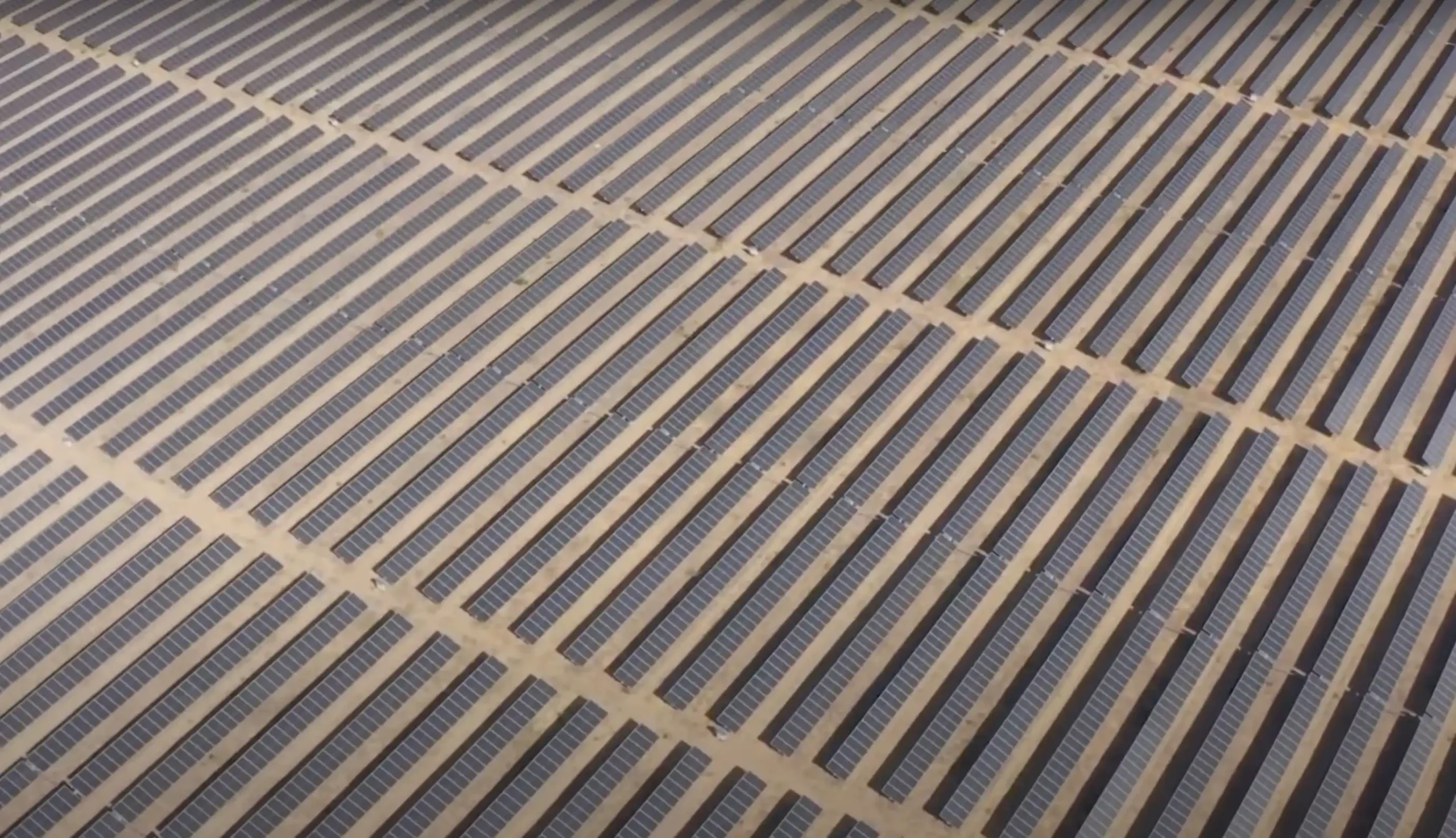 Usina solar fotovoltaica Sol do Sertão, da Essentia Energia, em Oliveira dos Brejinhos (BA). Crédito: Reprodução