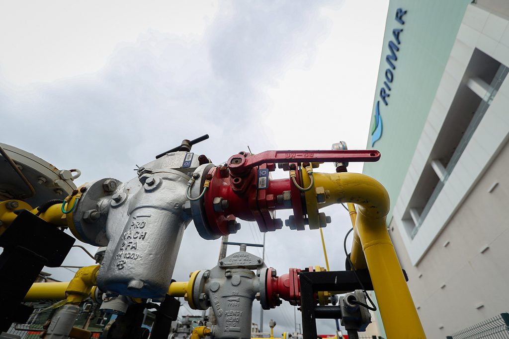 Copergás e Petrobras assinam contrato de R$ 6,7 bilhões para fornecimento de gás natural. Na imagem: Instalações de distribuição de gás natural da Copergás (Foto: Divulgação)