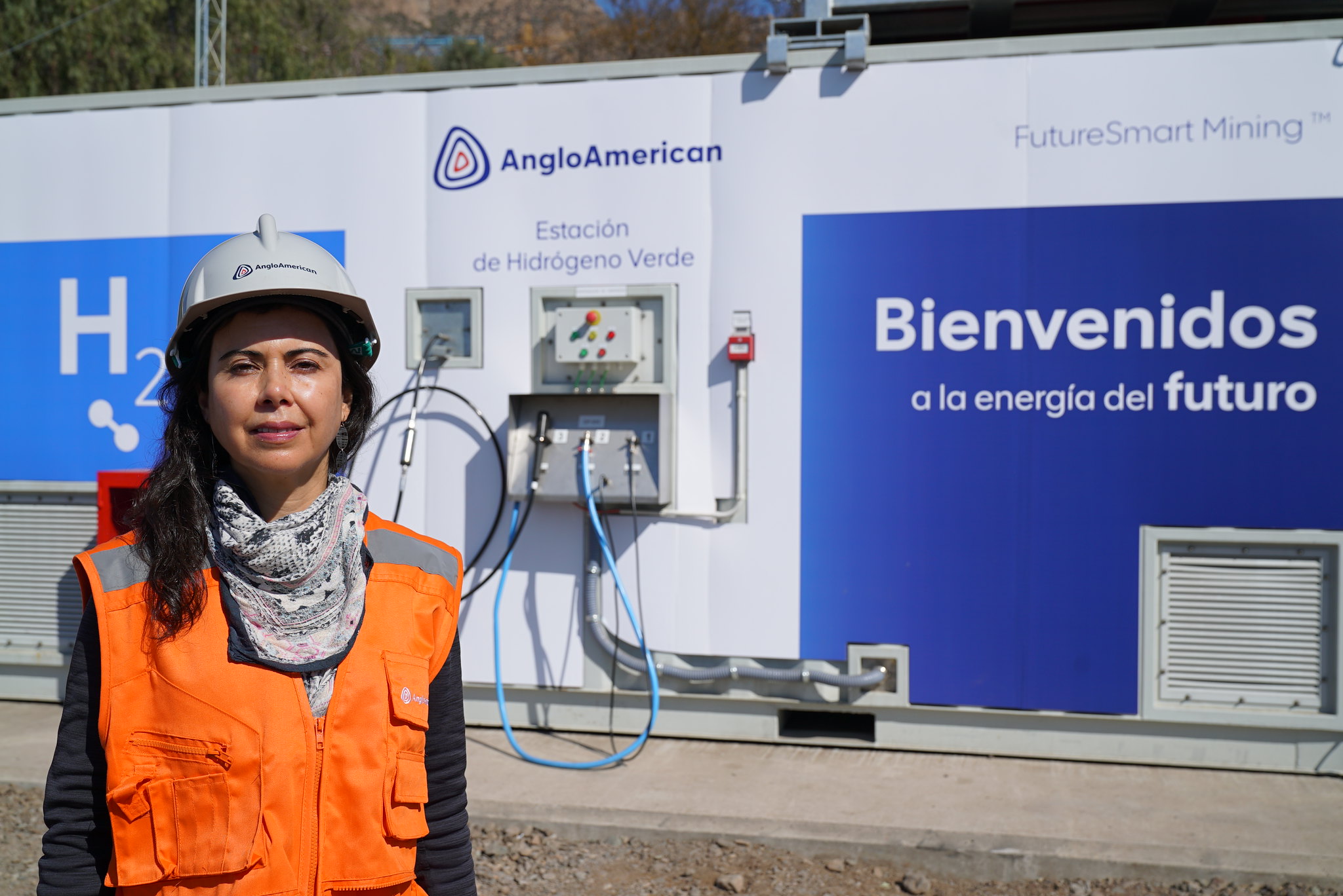 Módulo gerador de hidrogênio da planta de flotação Las Tórtolas, da mineradora Anglo American, no Chile (Foto: Divulgação)