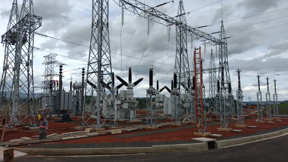Raio causou apagão na região metropolitana de Fortaleza, capital do Ceará, diz Enel. Na imagem: Subestação de energia elétrica no Ceará (Foto: Divulgação)