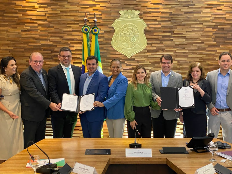 EDF Renewables Brasil e Governo do Ceará assinam acordo para construção de planta de hidrogênio verde no Pecém, no Ceará (Foto: Danilton Macedo)