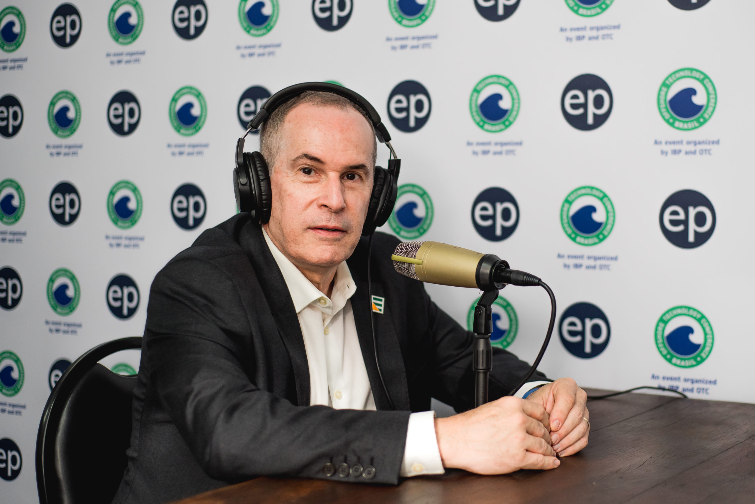 Enauta dispensa leilão de petróleo de dezembro, afirma Décio Oddone, presidente da Enauta, em entrevista para o estúdio epbr durante a OTC Brasil 2023, no Rio de Janeiro (Foto: Victor Curi/epbr)