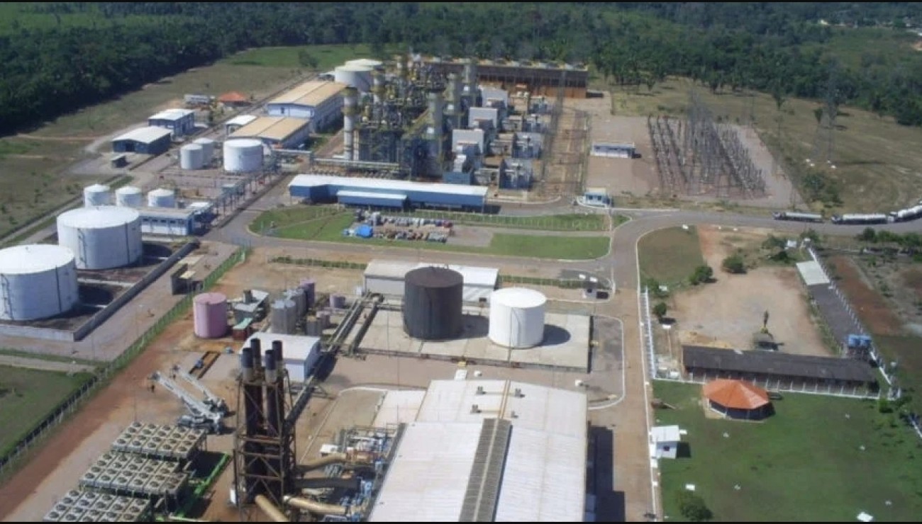 Vista da termelétrica a diesel Termonorte II (349 MW), em Porto Velho, Rondônia, que pode ter a segunda energia mais cara do Brasil (Foto: Reprodução Helen M.)