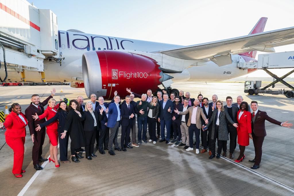 Virgin Atlantic opera primeiro voo transatlantico usando 100% SAF (Foto: Divulgação)