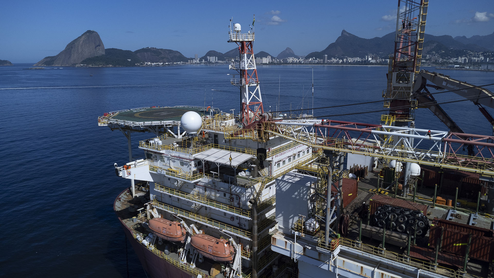 Plataforma da Foresea, a primeira empresa de perfuração offshore a reaproveitar 100% dos resíduos gerados em suas atividades (Foto: Divulgação)