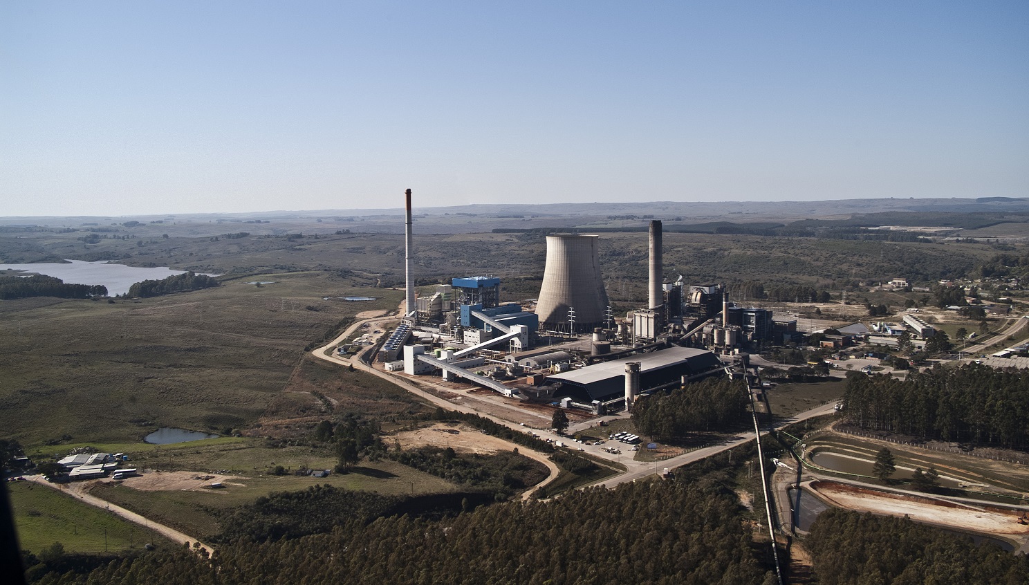 Térmica a carvão mineral Candiota 3 (RS), com capacidade instalada de 350 MW (Foto: Divulgação CGT Eletrosul)