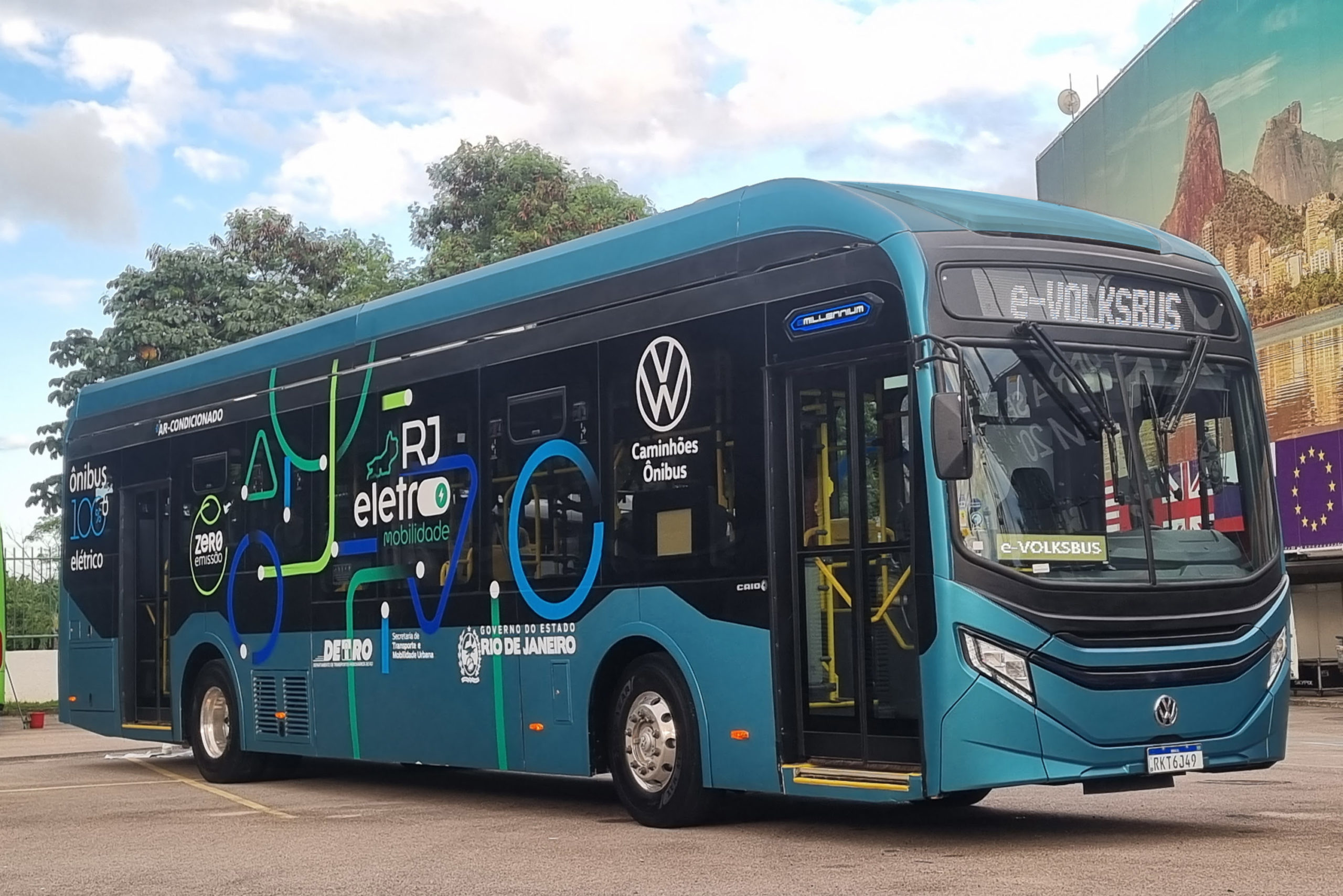 Ônibus elétrico da Volkswagen e-Volkbus que começará a ser produzido no Brasil no segundo semestre de 2024 (Foto: Roberto Marinho/VWCO)