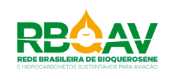 Logo da RBQAV (Rede Brasileira de Bioquerosene e Hidrocarbonetos Sustentáveis para Aviação)